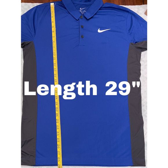 NEW Nike Men's Royal Blue Dri-Fit Polo (Size M) - Picture 12 of 12